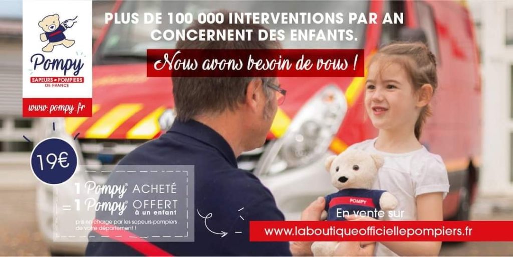 Des peluches pour rassurer les enfants pris en charge par les pompiers